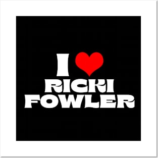 I Love Rickie Fowler Posters and Art
